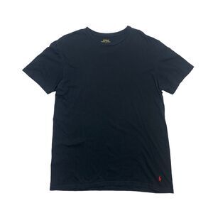 Polo Ralph Lauren T Shirt Mens L Large Black Classic Fit Short Sleeve Cotton